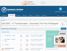 Tablet Screenshot of handheld.com.vn